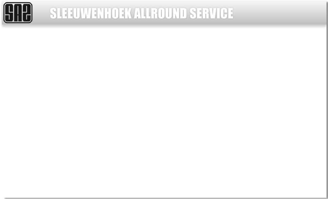 SLEEUWENHOEK ALLROUND SERVICE