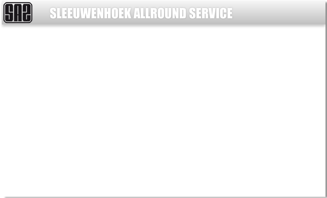 SLEEUWENHOEK ALLROUND SERVICE